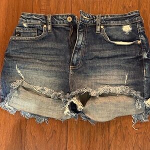 KanCan Blue Denim Jean shorts size 7/27